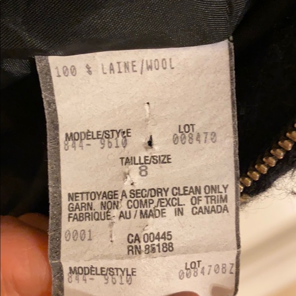 Louben Vintage Plaid Wool Jacket - Picture 4 of 6